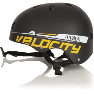 Κράνος Παιδικό Μαύρο Amila  48990 Ρυθμιζόμενο