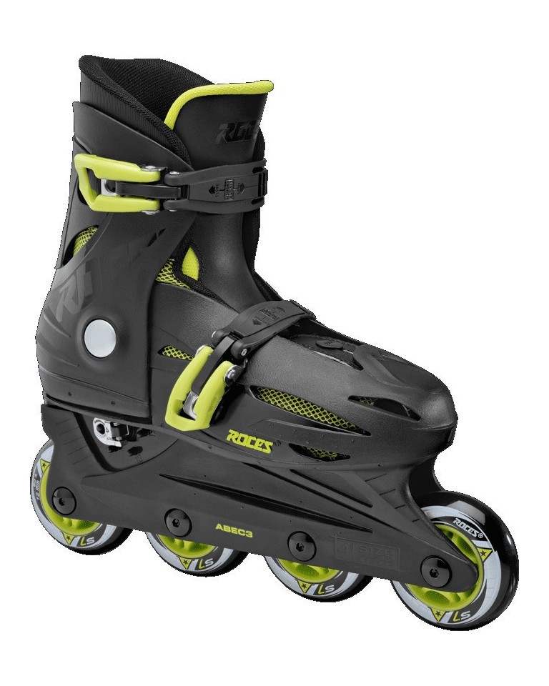 Inline Rollers Orlando 4.0 με Προστατευτικά και Κράνος από την ROCES Blk/lime