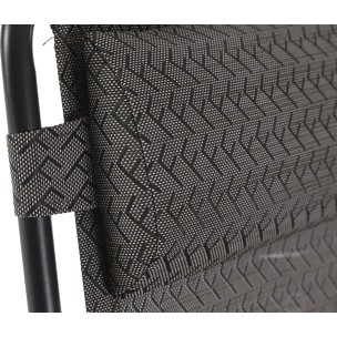 Ξαπλώστρα-Πολυθρόνα Παραλίας Escape Πολλαπλών Θέσεων με Ατσάλινο Σκελετό σε Μαύρο Χρώμα 15572