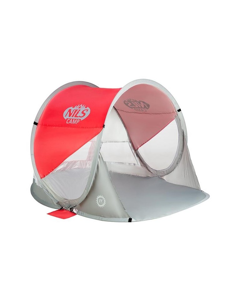 Σκηνή Παραλίας NC3142 Κόκκινη/Γκρι Pop Up Nils Camp 15-04-015