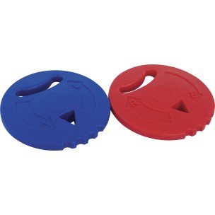 Δίσκος δισκοβολίας με λαβές εκπαιδευτικός 400gr amila (47841)