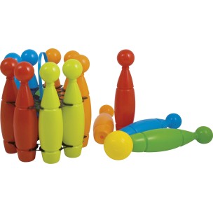 Κορίνες πλαστικές amila για μπόουλινγκ (9 τμχ.) (49406)