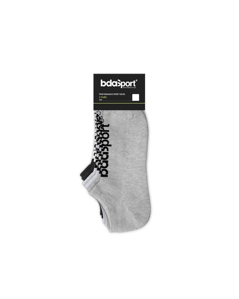 Κάλτσες Body Action 3-Pack Unisex No-Show Socks - 095302-17 MULTICOLOR