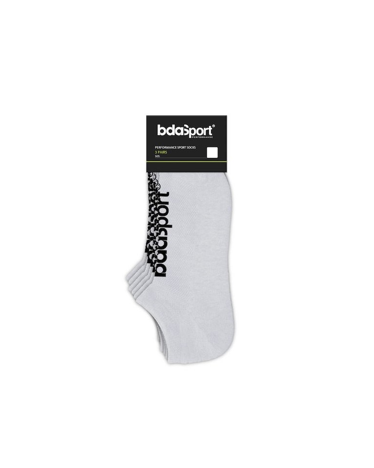 Κάλτσες Body Action 3-Pack Unisex No-Show Socks - 095302-02-WΗΙΤΕ