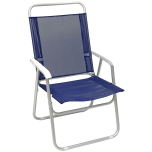 Καρέκλα Βεράντας-Κήπου Αλουμινίου Μπλέ με Μπράτσα Text 151-9716