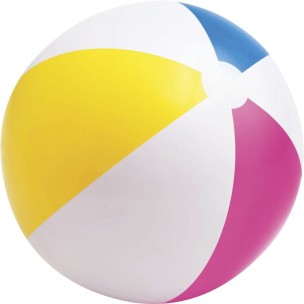 Πολύχρωμη Μπάλα Παραλίας Intex Glossy Panel Ball 59030