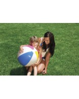 Πολύχρωμη Μπάλα Παραλίας Intex Glossy Panel Ball 59030
