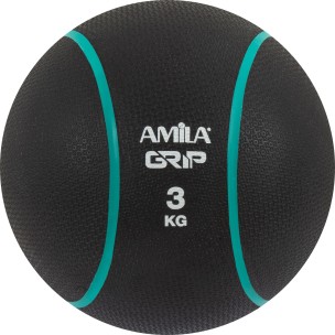 MEDICINE BALL ΜΠΑΛΑ ΓΥΜΝΑΣΤΙΚΗΣ, ΑΣΚΗΣΕΩΝ 3KG  AMILA 84753