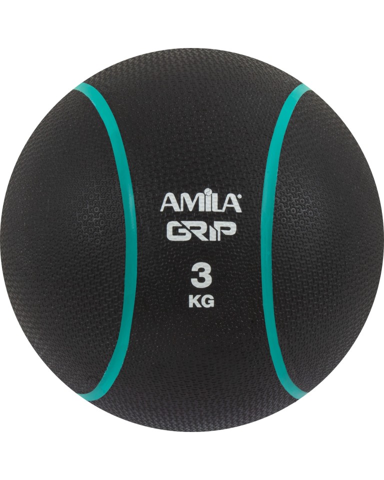 MEDICINE BALL ΜΠΑΛΑ ΓΥΜΝΑΣΤΙΚΗΣ, ΑΣΚΗΣΕΩΝ 3KG  AMILA 84753