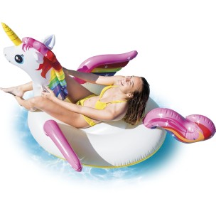 Φουσκωτό Ζώο Μονόκερος Unicorn Ride-on Intex 57561