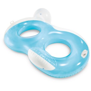 Φουσκωτή διπλή πολυθρόνα Intex Double Pillow-Back Lounge 56800