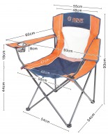 Καρέκλα Σπαστή Escape Πορτοκαλί/Μπλε 15656
