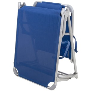 Ξαπλώστρα Τρίσπαστη Παραλίας Escape Μπλε 15565