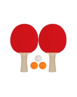 Σετ 2 Ρακέτες Ping Pong & 3 Μπαλάκια "Recreational" (61UK)