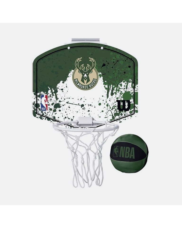 Μπασκετάκι Wilson NBA Team Mini Hoop Milwaukee Bucks WTBA1302MIL