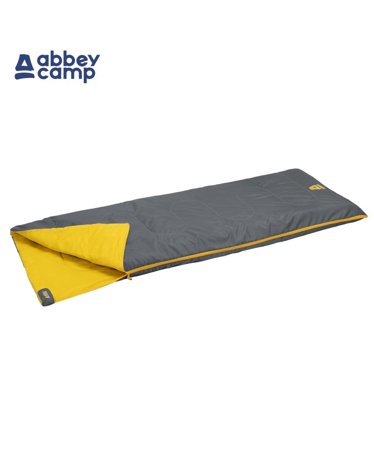 Sleeping Bag Eνηλίκων (γκρι/κίτρινο) Abbey Camp
