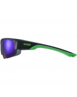 Γυαλιά Ηλίου Uvex Sportstyle 215 S5306172716 Black Mat/Green