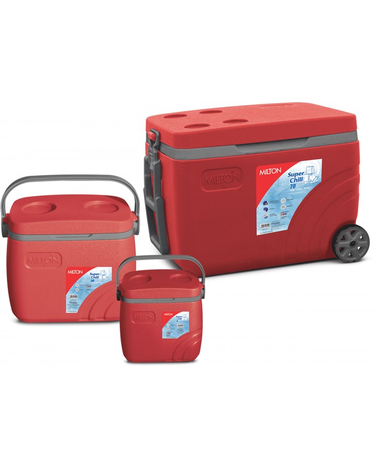 Ισοθερμικά Ψυγεία Milton Super Chill ΣΕΤ 8/30/70 Κόκκινο 13066