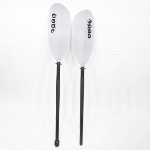 Κουπί καγιάκ ρυθμιζόμενο 222-2325cm Αλουμινίου διαιρούμενο Deluxe Άσπρο Sck