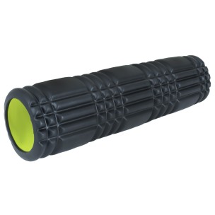 Foam Roller Plexus 45 Φ14x45cm Μαύρο/Λάιμ Amila 96827