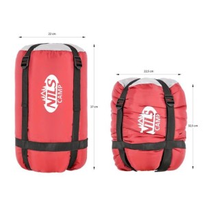 Υπνόσακος Nils Camp NC2008 Maroon-Grey SIZE L