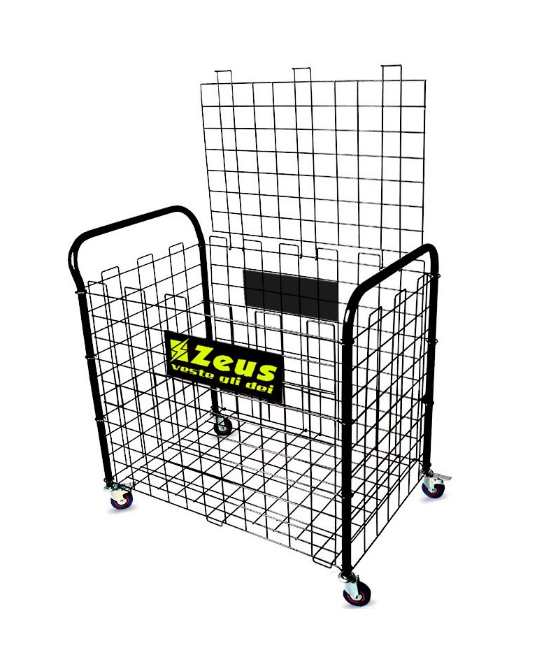 Καλάθι Μεταφοράς Μπαλών Zeus Ball Cart 60 x 94 x 94 cm