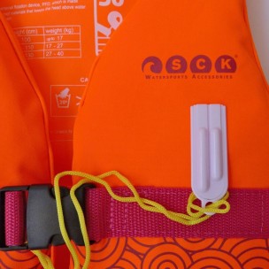 Σωσίβιο παιδικό με γιακά Πορτοκαλί Sck