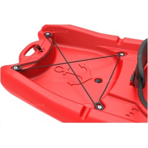 Μονοθέσιο καγιάκ για 1 ενήλικα και 1 παιδί Seaflo Primus 2 (Κόκκινο)