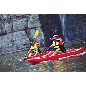 Μονοθέσιο καγιάκ για 1 ενήλικα και 1 παιδί Seaflo Primus 2 (Κόκκινο)