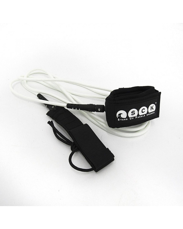 Surf/Sup leash ίσιο 9ft Άσπρο Sck