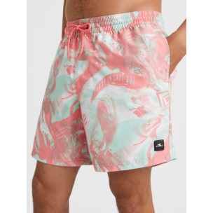 Ανδρικό Μαγιό O'Neill Cali Crazy 16'' Swim Shorts 2800083-32516M Peach Cra