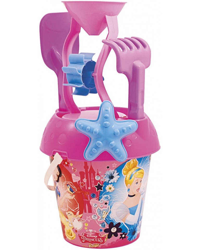 Σετ Κουβαδάκι Παραλίας Disney Princess με Νερόμυλο Adriatic 12507