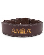Ζώνη Άρσης Βαρών Amila Δερμάτινη Καφέ C Quality S 94911
