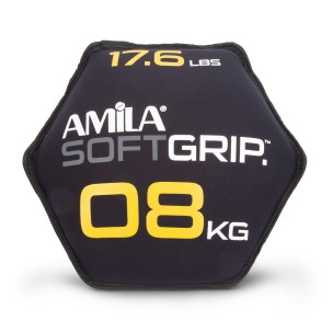 Δίσκος Βαρίδιο Soft Grip 8Kg Amila 90754