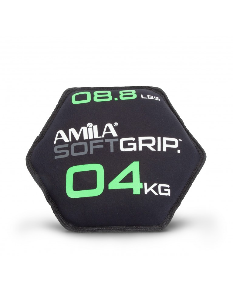 Δίσκος Βαρίδιο Soft Grip 4Kg Amila 90752