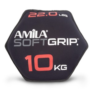 Δίσκος Βαρίδιο Soft Grip 10Kg Amila 90755