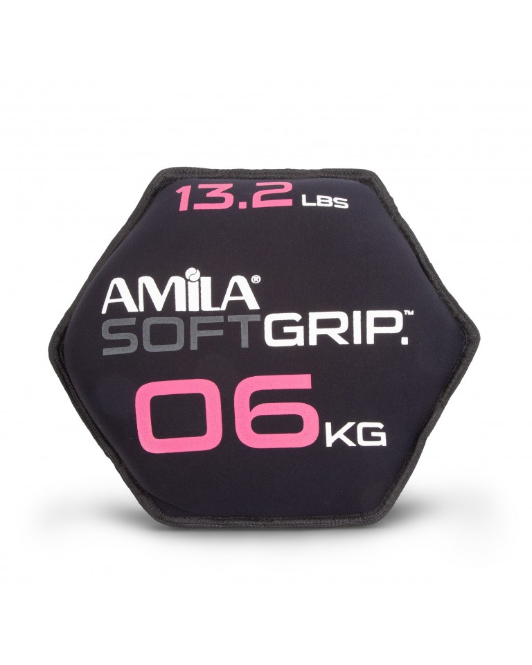 Δίσκος Βαρίδιο Soft Grip 6Kg Amila 90753