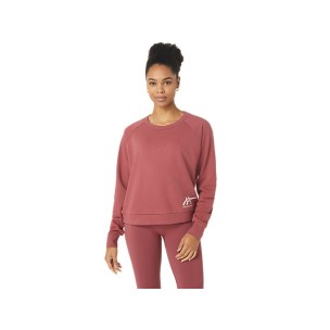 Γυναικείο φούτερ Women Long Sleeve Top Asics Women Tiger Sweatshirt (2032C511-600) - ΡΟΖ