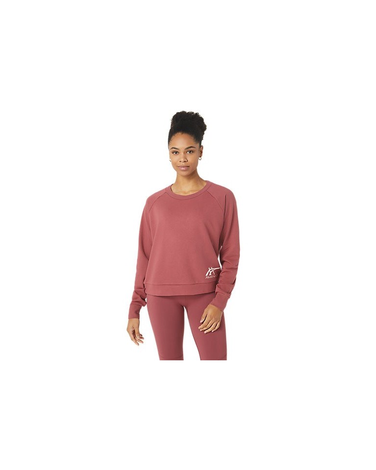 Γυναικείο φούτερ Women Long Sleeve Top Asics Women Tiger Sweatshirt (2032C511-600) - ΡΟΖ