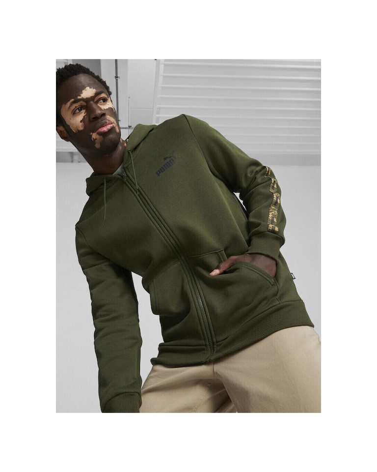 Ανδρική Ζακέτα Με Κουκούλα Puma ESS Tape Camo Full-Zip Hoodie FL 675944-31