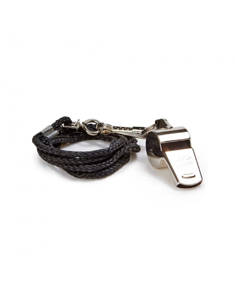 Σφυρίχτρα Μεταλλική με Κορδόνι Whistle Metallic with Lanyard Ligasport
