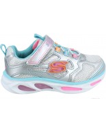 ΠΑΠΟΥΤΣΙ ΒΕΒΕ - Lighted Bungee & Strap W/ Sparkle Mesh -SKECHERS 10477N-SMLT