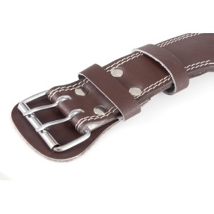 Ζώνη Άρσης Βαρών Amila Δερμάτινη Καφέ B Quality S 94920