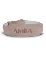 Ζώνη Άρσης Βαρών Amila Δερμάτινη Μπεζ A Quality M 44301