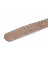 Ζώνη Άρσης Βαρών Amila Δερμάτινη Μπεζ A Quality M 44301