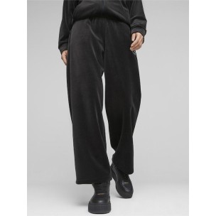 Γυναικείο Παντελόνι Φόρμας Puma ESS Elevated Velour Straight Pants 675993-01