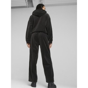 Γυναικείο Παντελόνι Φόρμας Puma ESS Elevated Velour Straight Pants 675993-01