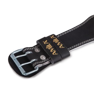 Ζώνη Άρσης Βαρών Δερμάτινη Μαύρη C Quality M Amila 83337