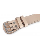 Ζώνη Άρσης Βαρών Amila Δερμάτινη Μπεζ A Quality (XL) 8331004