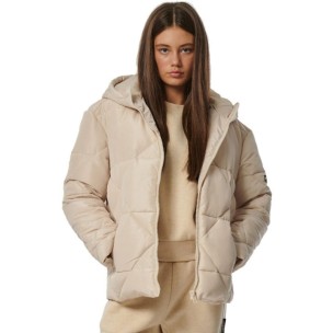Γυναικεία Ζακέτα Body Action Women's Quilted Puffer Jacket 071331 01 (Beige)